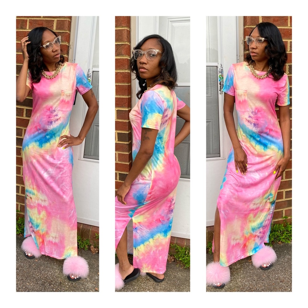 Tie Dye Maxi Dress 💕